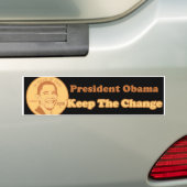 De wijziging behouden bumpersticker (Op auto)