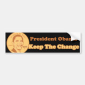De wijziging behouden bumpersticker (Voorkant)