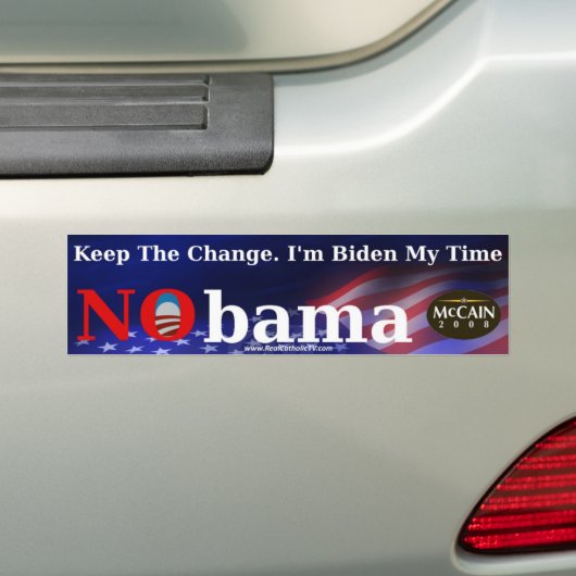 "De wijziging behouden" Bumpersticker (Op auto)