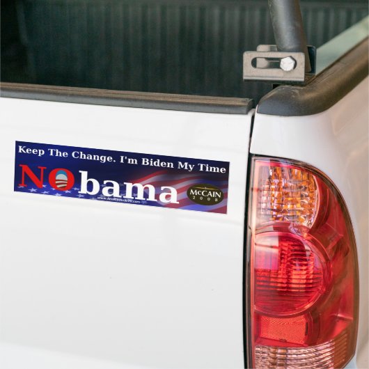 "De wijziging behouden" Bumpersticker (Op Truck)