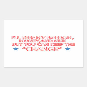 De wijziging behouden rechthoekige sticker