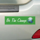 De wijziging bumpersticker (Op auto)