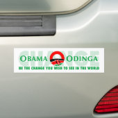 De wijziging bumpersticker (Op auto)