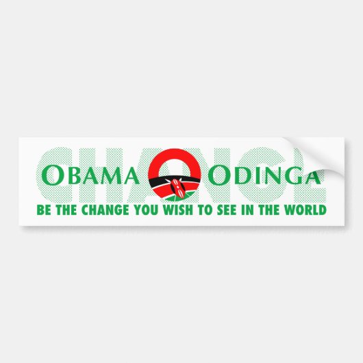 De wijziging bumpersticker (Voorkant)