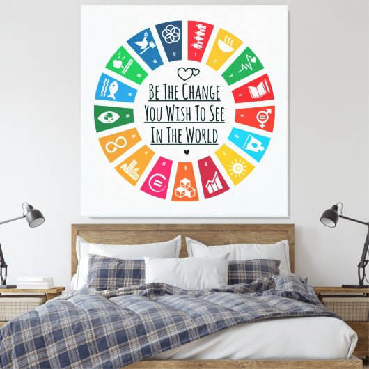 De wijziging canvas afdruk (Insitu (Slaapkamer))