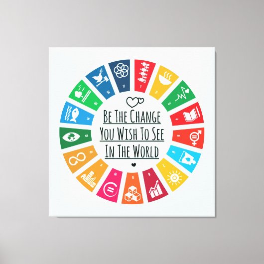 De wijziging canvas afdruk (Voorkant)