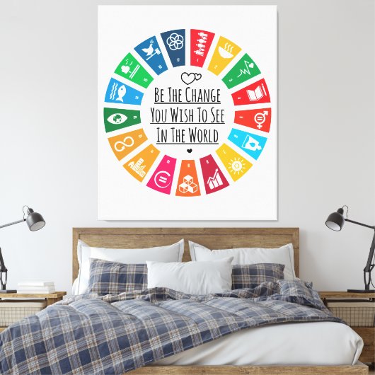 De wijziging canvas afdruk (Insitu (Slaapkamer))