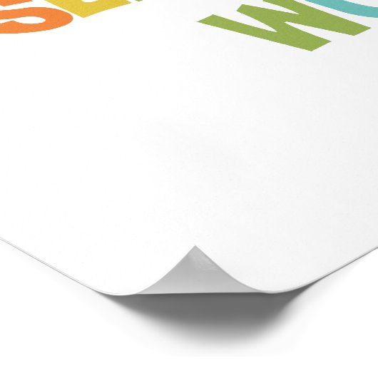 De wijziging die je wilt zien poster (Hoek)