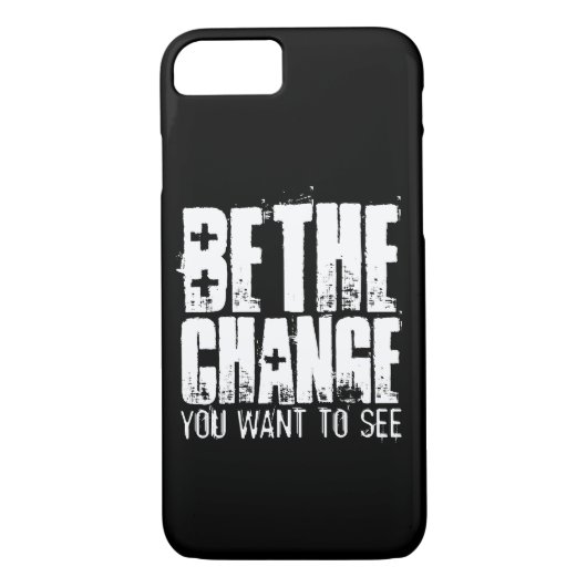 DE WIJZIGING DIE U WILT ZIEN Case-Mate iPhone CASE (Achterkant)