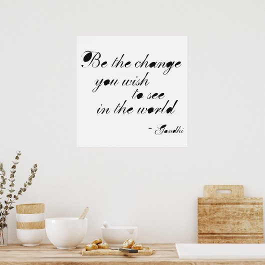 De wijziging poster (Keuken)