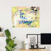 De wijziging poster (Thuiskantoor)