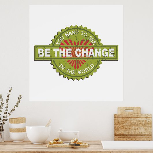 De wijziging poster (Keuken)