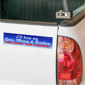 De wijzigingsbumper behouden bumpersticker (Op Truck)