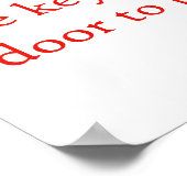 de wil om het verlangen naar succes te winnen - do poster (Hoek)