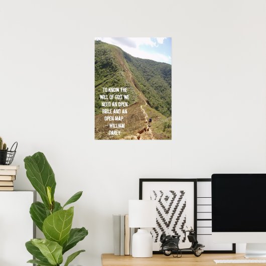 "De wil van God kennen...poster Poster (Thuiskantoor)