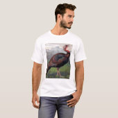 De Wild American Turkey Cock, illustratie van " T-shirt (Voorkant volledig)