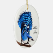 De Wild Blue Jay Bird Ornament (Rechts)