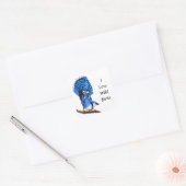 De Wild Blue Jay Sticker (Envelop)