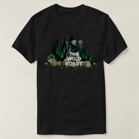 De Wild Robot T-shirt met lange mouwen (Design voorkant)