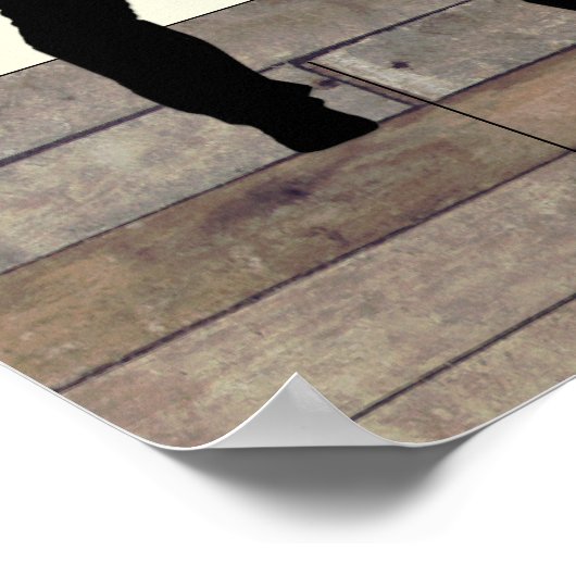 De Wild West Custom Text Poster (Hoek)