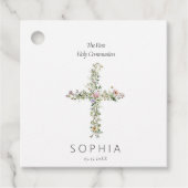 De wildbloem van de weide kruist de Eerste Heilige Bedankjes Labels (Voorkant)