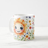 De wilde bloem koffiemok (Voorkant links)
