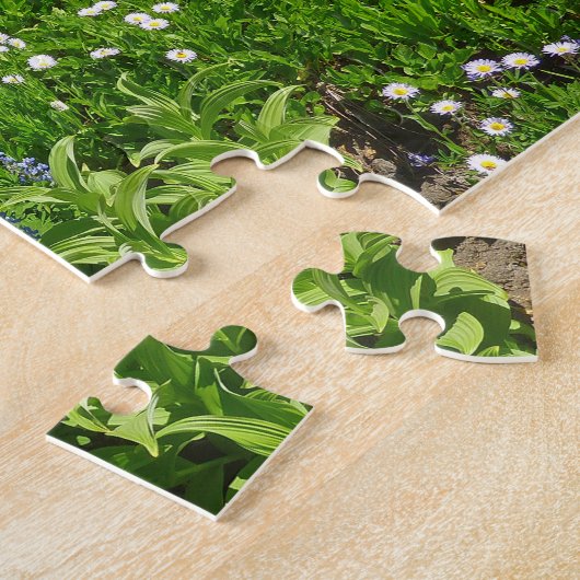 De wilde bloemen op Mount Rainier Legpuzzel (Zijkant)