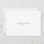 De Wilde Bloemen veranderen de Datum Save The Date (Achterkant)