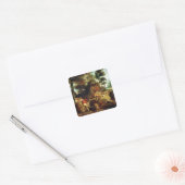 De Wilde Boar Hunt Vierkante Sticker (Envelop)
