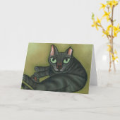 De wilde Coalitie van de Huisbewaarders van de Kat Kaart (Gele Bloem)