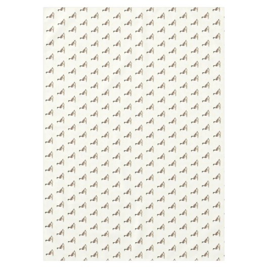 De wilde eend (Anas platyrhynchos) Tafelkleed (Voorkant)