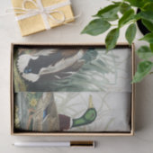 De wilde eend Audubon vogelschilderij Tissuepapier (Geschenk)