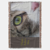 De wilde Eyed Kat werpt Deken - Gelukkig Vaderdag (Voorkant Verticaal)