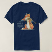 De Wilde Folk Fox op Fiddle T-shirt (Design voorkant)