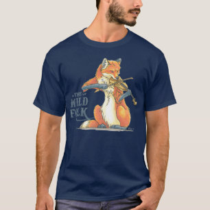 De Wilde Folk Fox op Fiddle T-shirt