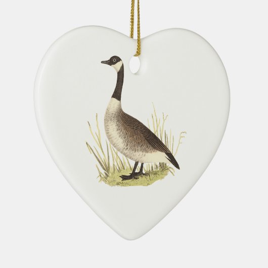 De wilde gans (Anser canadensis) Keramisch Ornament (Rechts)