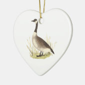 De wilde gans (Anser canadensis) Keramisch Ornament (Links)