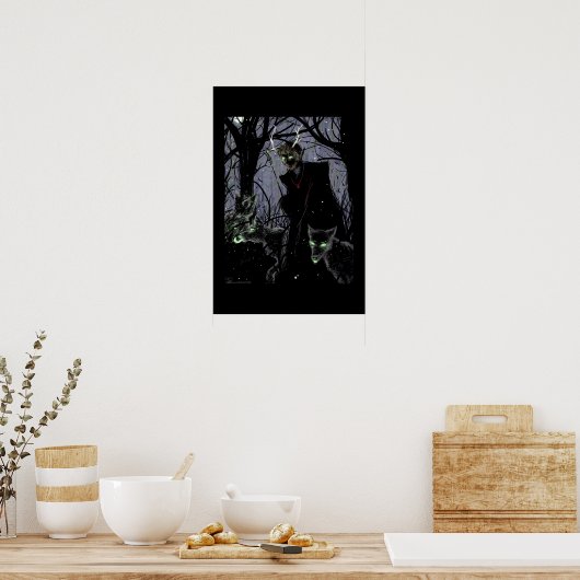 De wilde Hunt Poster (Keuken)