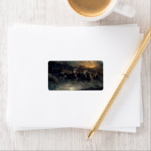 De Wilde Hunt van Odin, 1872, van Peter Nicolai Ar Etiket (Insitu)