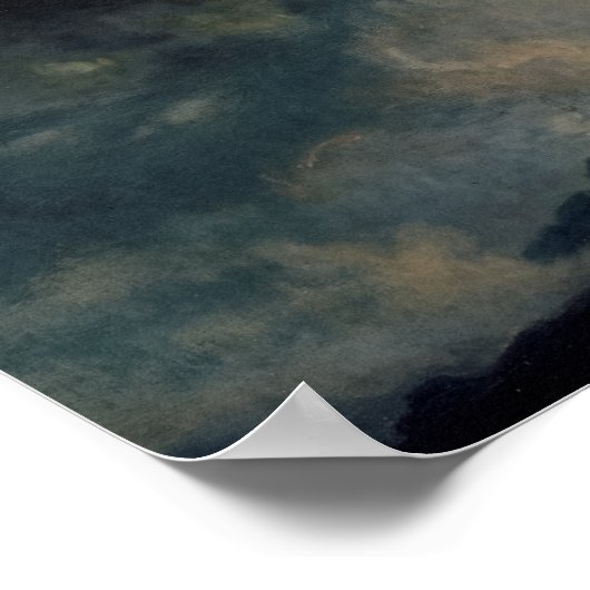 De Wilde Hunt van Odin, 1872, van Peter Nicolai Ar Poster (Hoek)