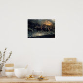 De Wilde Hunt van Odin door Peter Nicolai Arbo 187 Poster (Keuken)