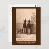 De wilde Mannen van Borneo op kaarten, Briefkaarte Briefkaart (Voorkant / Achterkant)