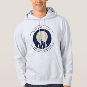 De Wilde Noordelijke Rendierberg Badge BOREAL Hoodie