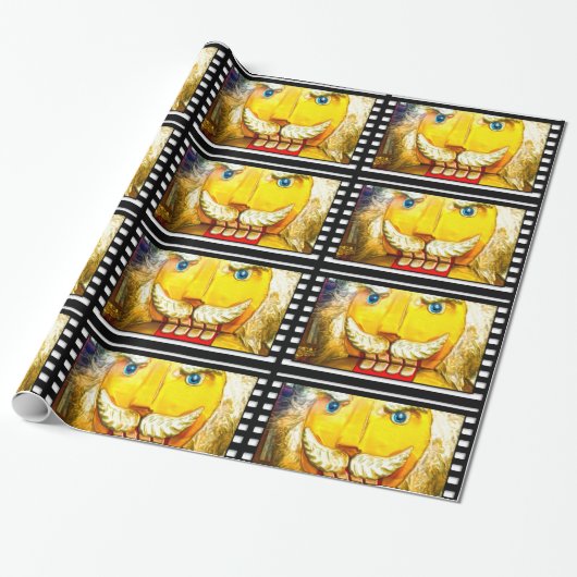 De Wilde Notenkraker's Kerstmis Cadeaupapier (Uitgerold)