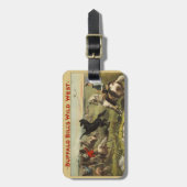 De wilde paarden van Buffalo Bill Bagagelabel (Voorkant verticaal)