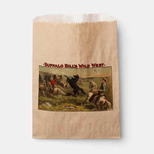 De wilde paarden van Buffalo Bill Bedankzakje (Voorkant)