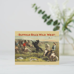 De wilde paarden van Buffalo Bill Briefkaart