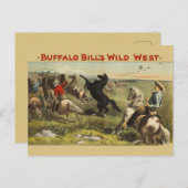 De wilde paarden van Buffalo Bill Briefkaart (Voorkant / Achterkant)