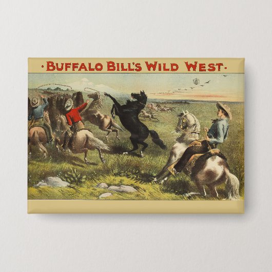 De wilde paarden van Buffalo Bill Button (Voorkant)