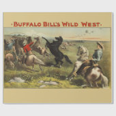 De wilde paarden van Buffalo Bill Cadeaupapier (Vlak)